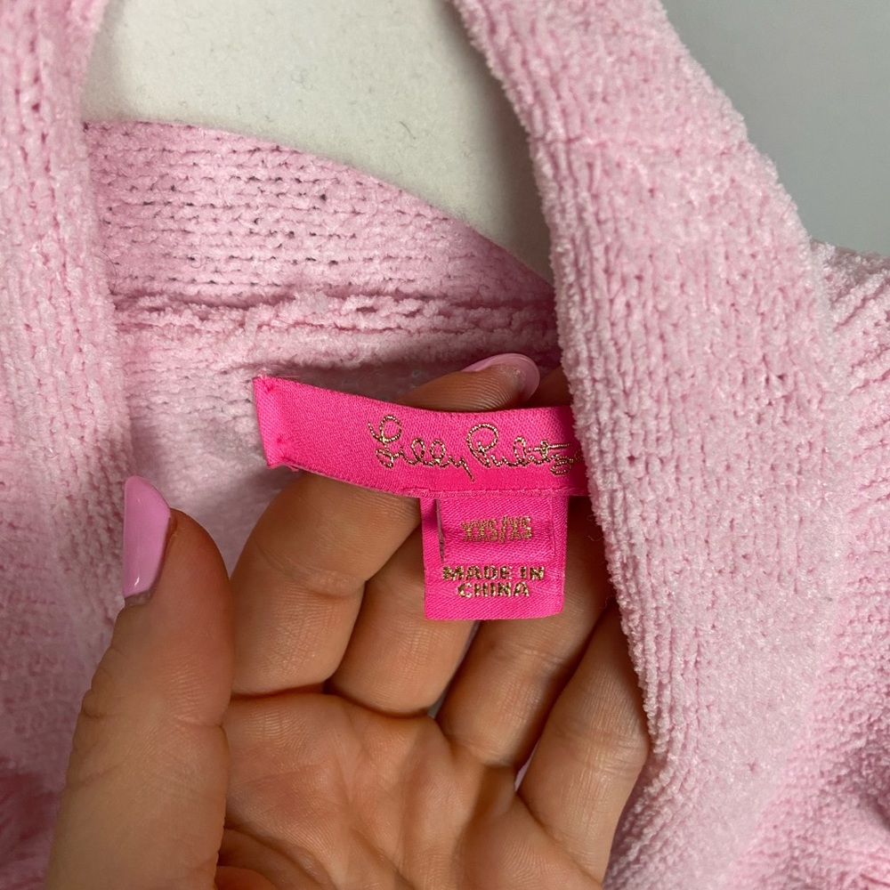 Pink Melville Ruffle Robe - Picture 4 of 5